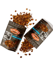 Load image into Gallery viewer, Nana Joes Granola Paleo Sunrise Hazelnut Keto Blend, two bags spilled
