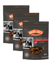Load image into Gallery viewer, Three packages of Nana Joe&#39;s Grain Free Granola on a white background

